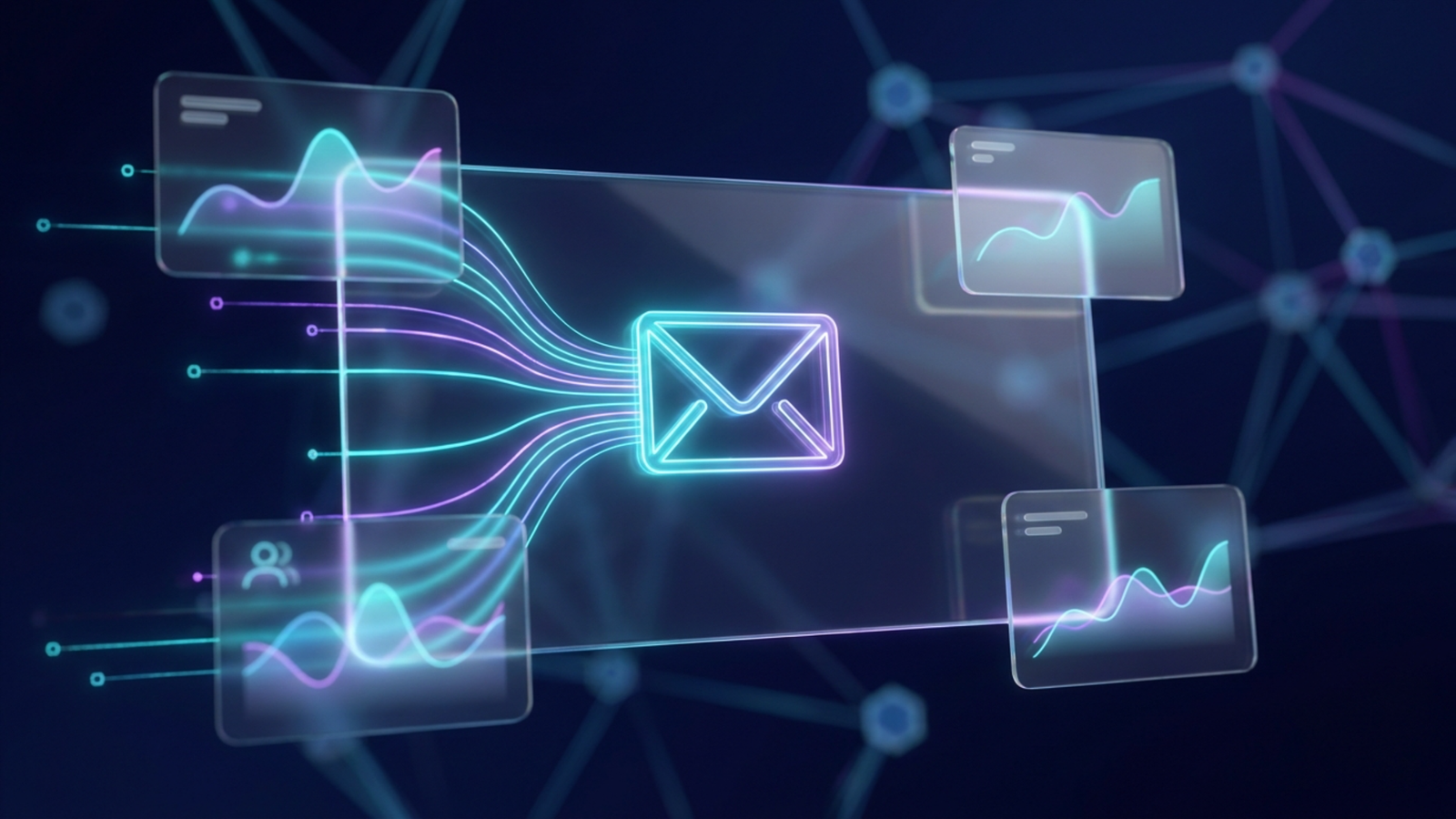 Echo Line Email Background